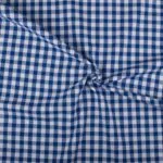 Boerenbont geruite stof cobalt
