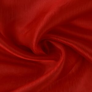 Organza stof - Rood
