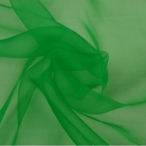 Organza stof - Groen