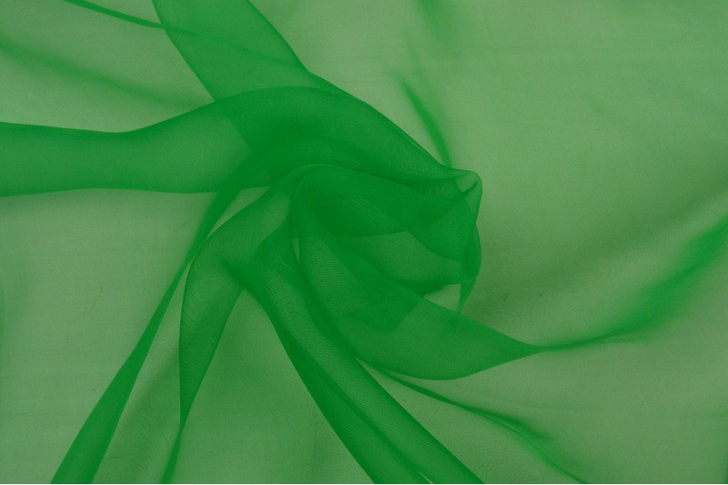 Organza stof – Groen