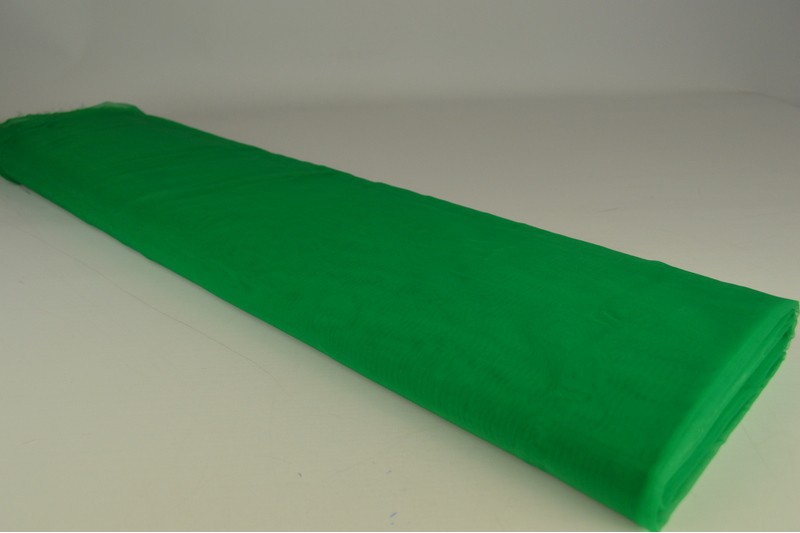 Organza stof – Groen – Rol