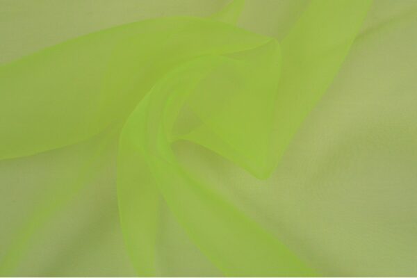 Organza stof - Limoengroen Organza stof - Limoengroen