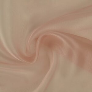 Organza stof - Dusty roze