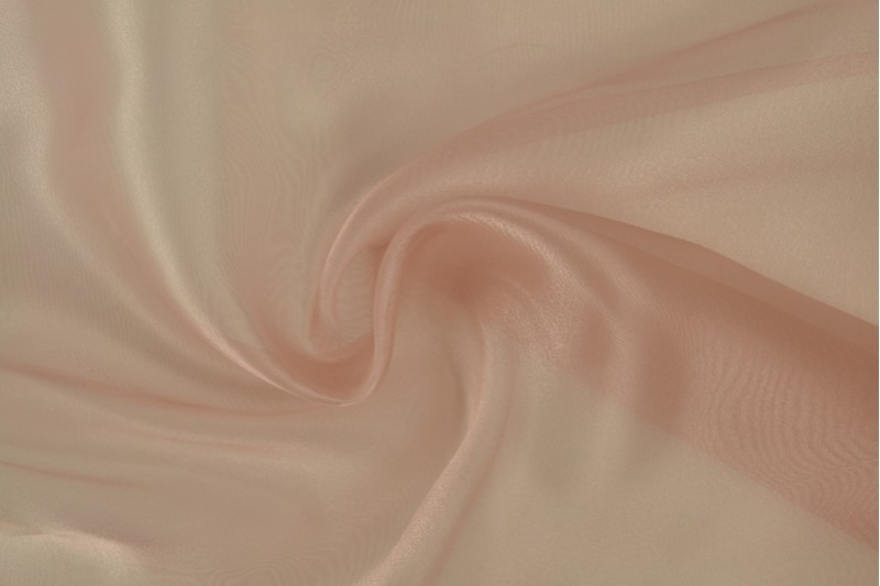 Organza stof – Dusty roze