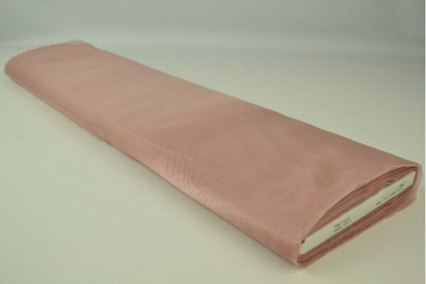 Organza stof - Dusty roze - Rol