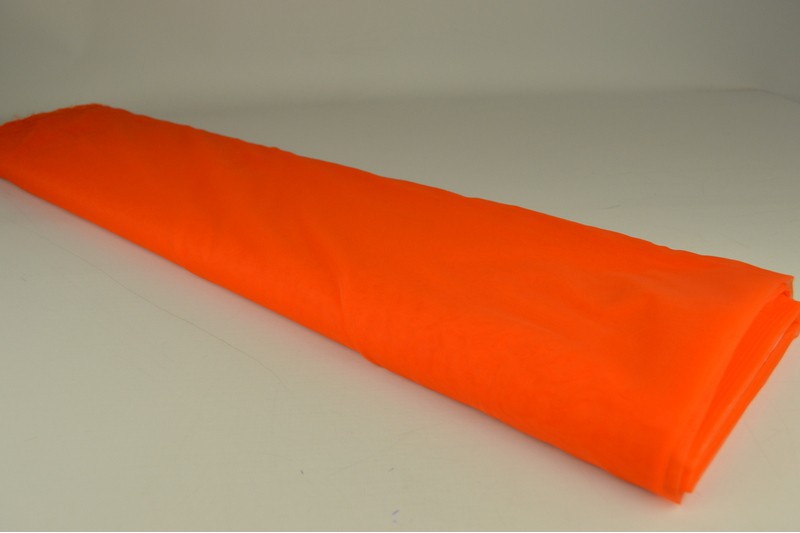 Organza stof – Donker oranje – Rol