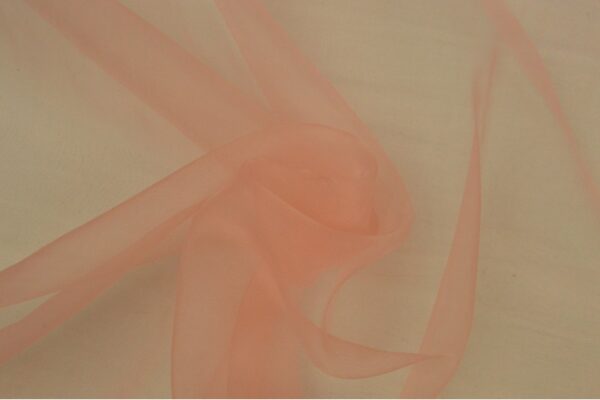 Organza stof - Zalmroze