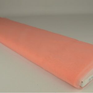 Organza stof - Zalmroze - Rol