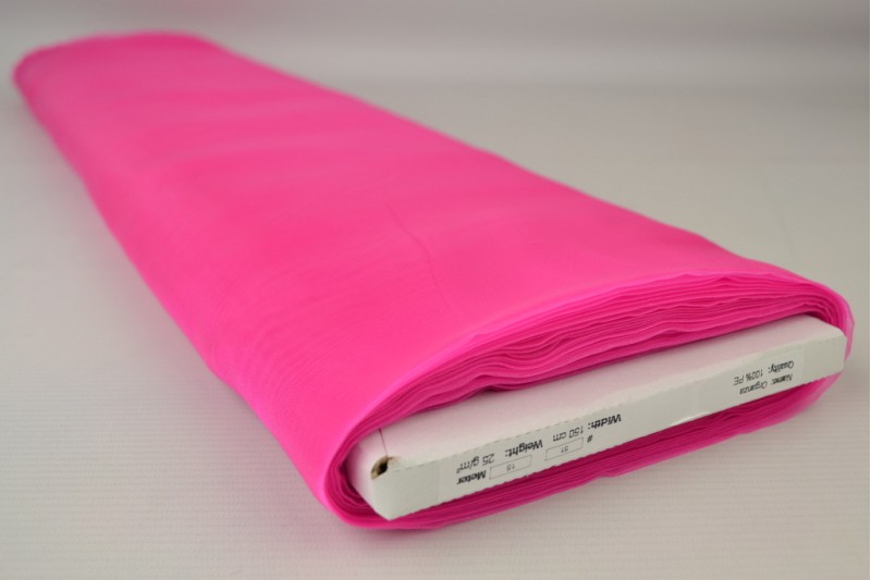Organza stof – Fuchsia – Rol