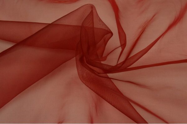 Organza stof - Bordeaux rood Organza stof - Bordeaux rood