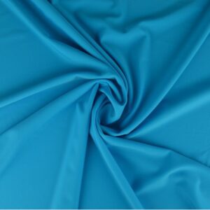 Lycra stof - Aqua blauw
