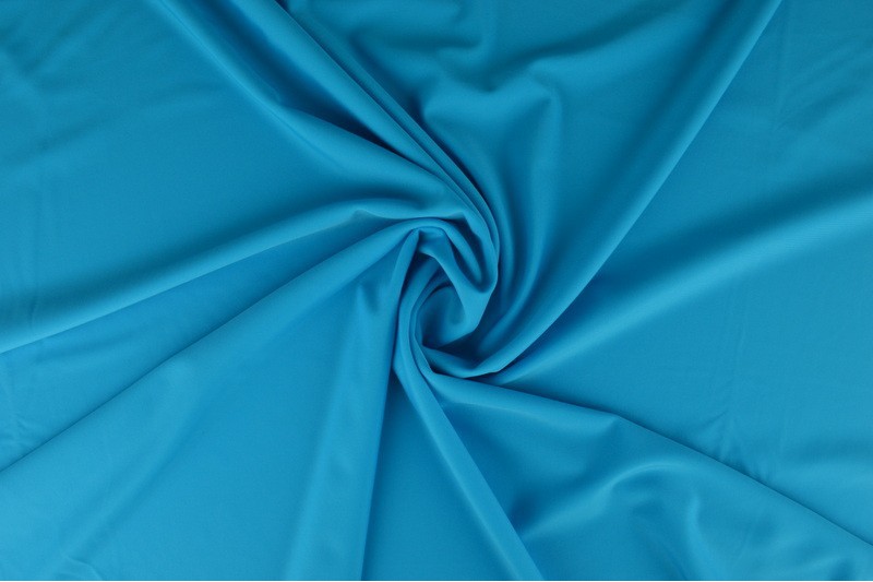 Lycra stof – Aqua blauw