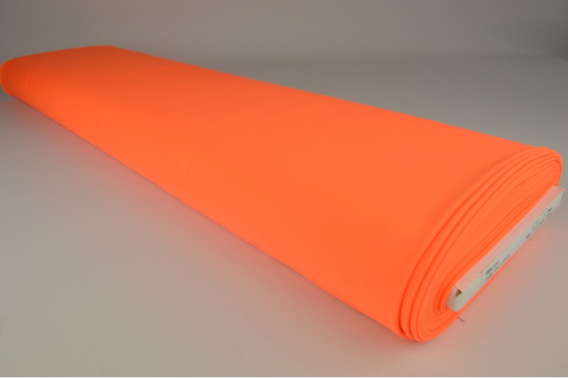 Lycra stof – Neon oranje – Rol
