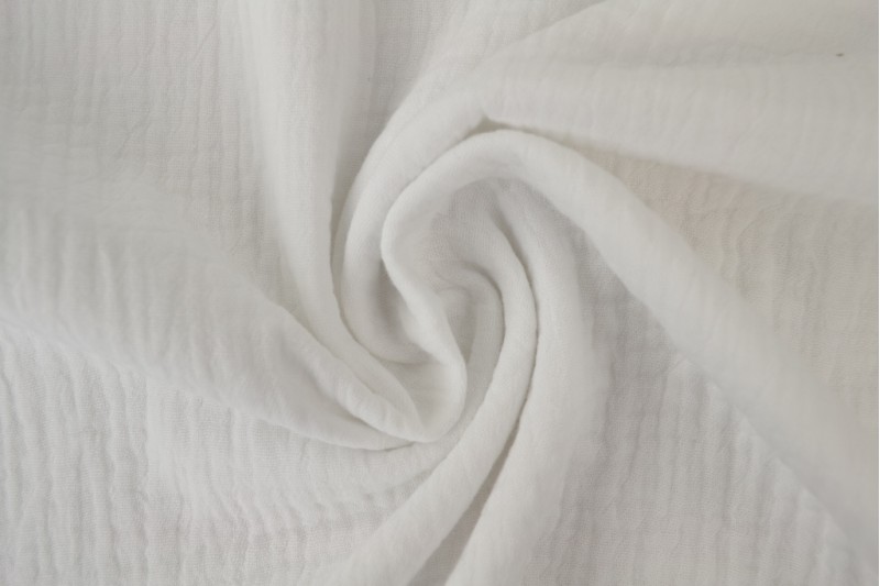 Mousseline stof – Wit