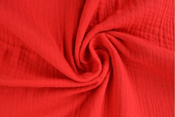 Mousseline stof - Rood Mousseline stof - Rood