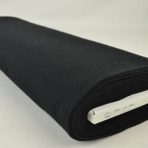 Mousseline stof - Zwart - Rol