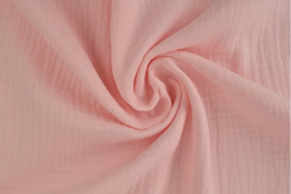 Mousseline stof - Baby roze Mousseline stof - Baby roze