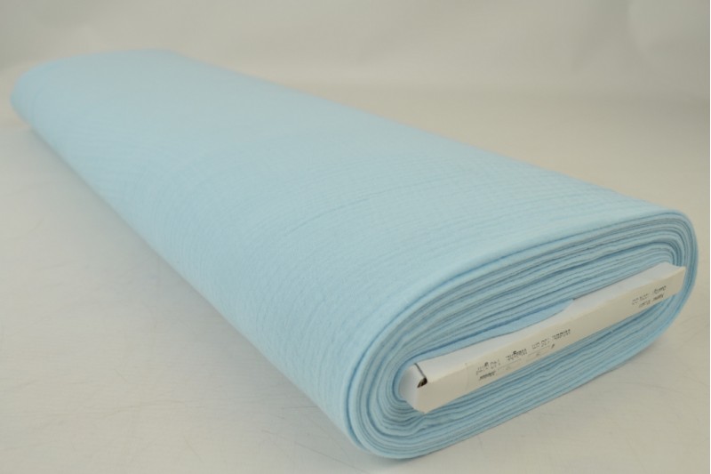 Mousseline stof – Baby blauw – Rol