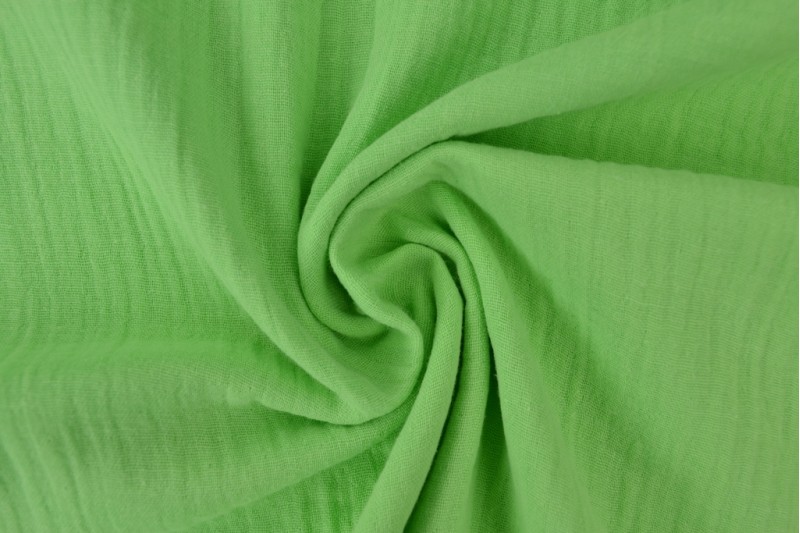 Mousseline stof – Mintgroen