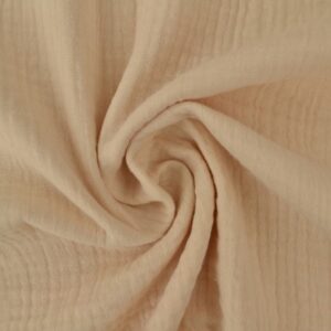 Mousseline stof - Champagne
