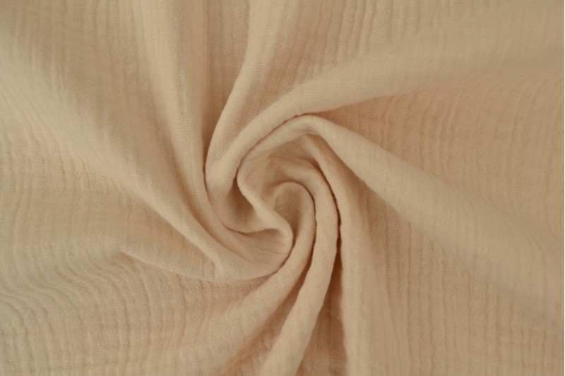 Mousseline stof - Champagne