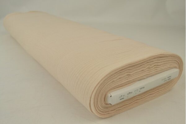Mousseline stof - Champagne - Rol