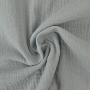 Mousseline stof - Zilvergrijs