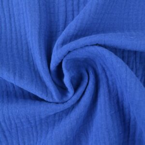 Mousseline stof - Donkerblauw