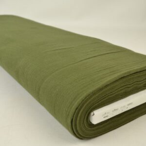 Mousseline stof - Mosgroen - Rol