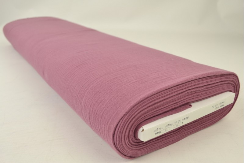 Mousseline stof – Donker oud roze – Rol