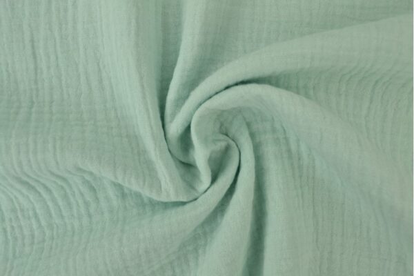 Mousseline stof - Licht mint