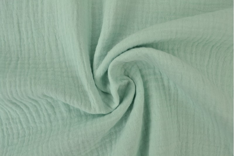Mousseline stof - Licht mint