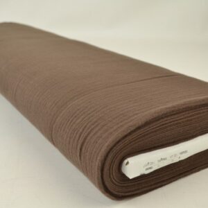Mousseline stof - Bruin - Rol