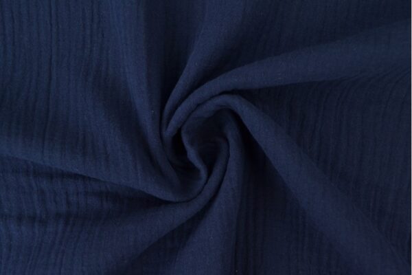 Mousseline stof - Marineblauw Mousseline stof - Marineblauw