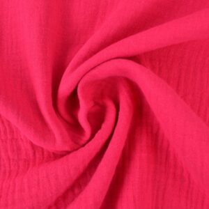 Mousseline stof - Fuchsia
