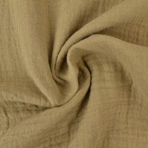 Mousseline stof - Taupe