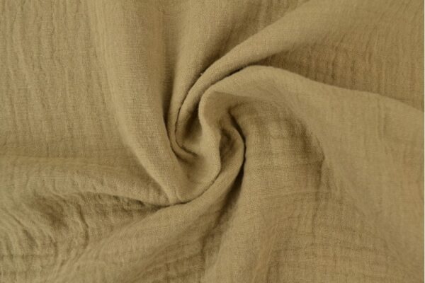 Mousseline stof - Taupe