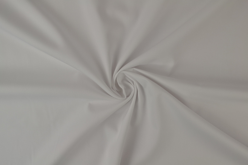 Biologisch poplin katoen – Wit