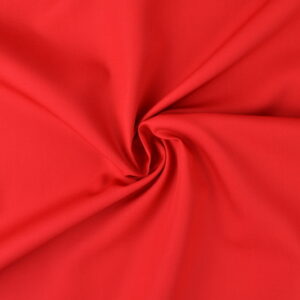 Biologisch poplin katoen - Rood