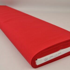Biologisch poplin katoen - Rood - Rol