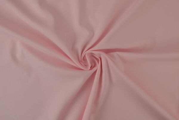 Stretch poplin katoen - Baby roze