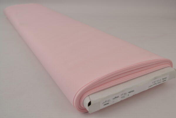 Stretch poplin katoen - Baby roze - Rol