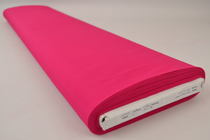 Stretch poplin katoen – Fuchsia – Rol