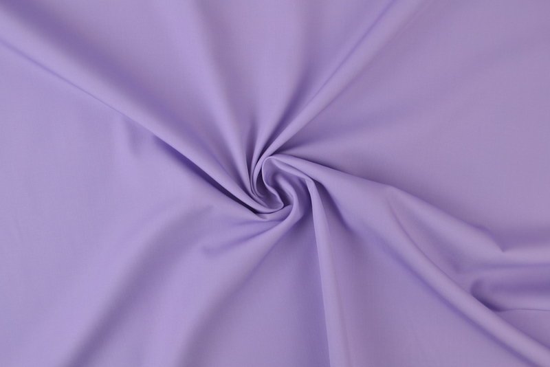 Biologisch poplin katoen - Lavendel
