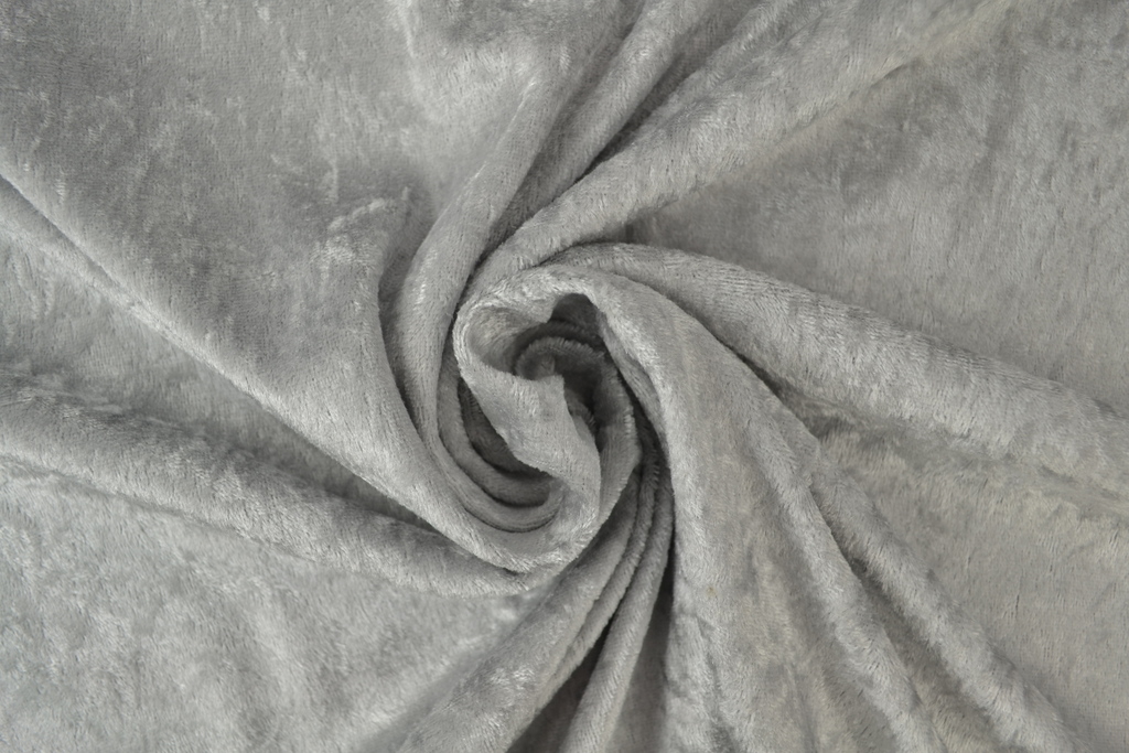 Velours de panne – Zilvergrijs