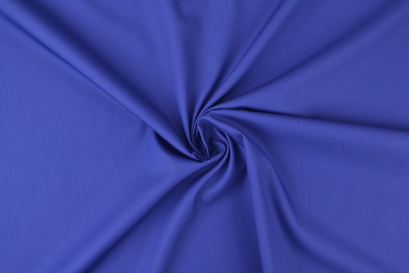 Biologisch poplin katoen - Blauw