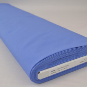 Stretch poplin katoen - Staalblauw - Rol