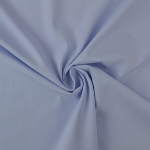 Stretch poplin katoen - Grijsblauw
