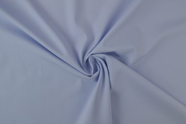 Stretch poplin katoen - Grijsblauw
