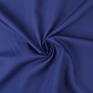 Biologisch poplin katoen - Marineblauw